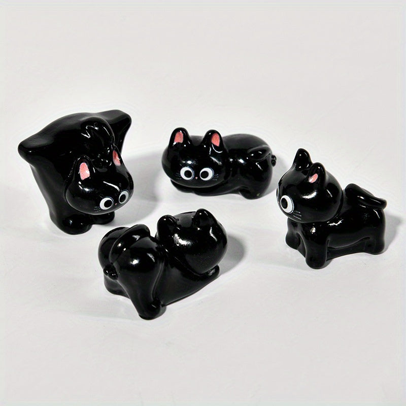 Resin Kitten Desktop Accessories for Car Decor