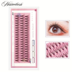60pcs 10D Cluster Lashes for DIY Eyelash Extensions at Home