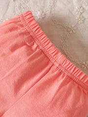 Baby Girls Floral Print Ruffle Trim Camisole Top & Shorts Set