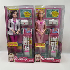 11.5 inch Joint Nurse Doctor Tool Doll Set