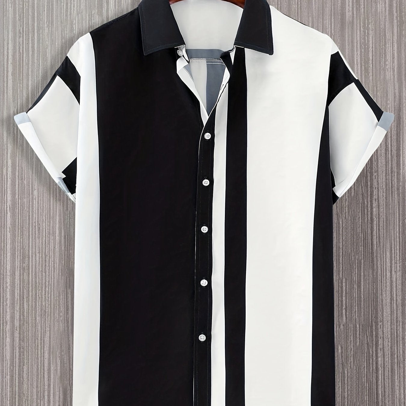Men's Casual Short Sleeve Shirt for Summer Vacation Tops