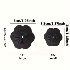 2pcs Waist Tightening Button Clips ABS Fashionable Accessory for Men & Women