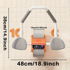Auto Rebound Fitness Roller Wheel Abdominal Exercise with Elbow Pads