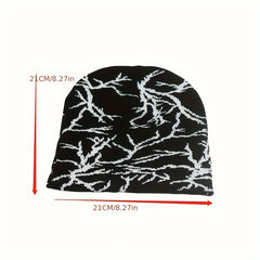 Y2K Hip hop Beanie Knitted Skull Cap Warm Ski Cap