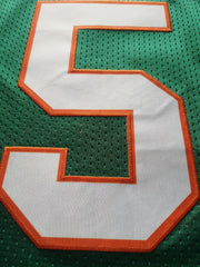 Men's Retro College Green Rugby Jersey American Football Wear