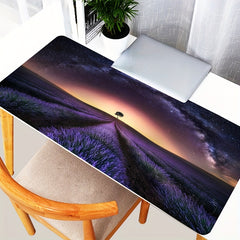 Star And Lavender Mouse Pad Anti-slip Rubber Game Cabinet Desk Mat
