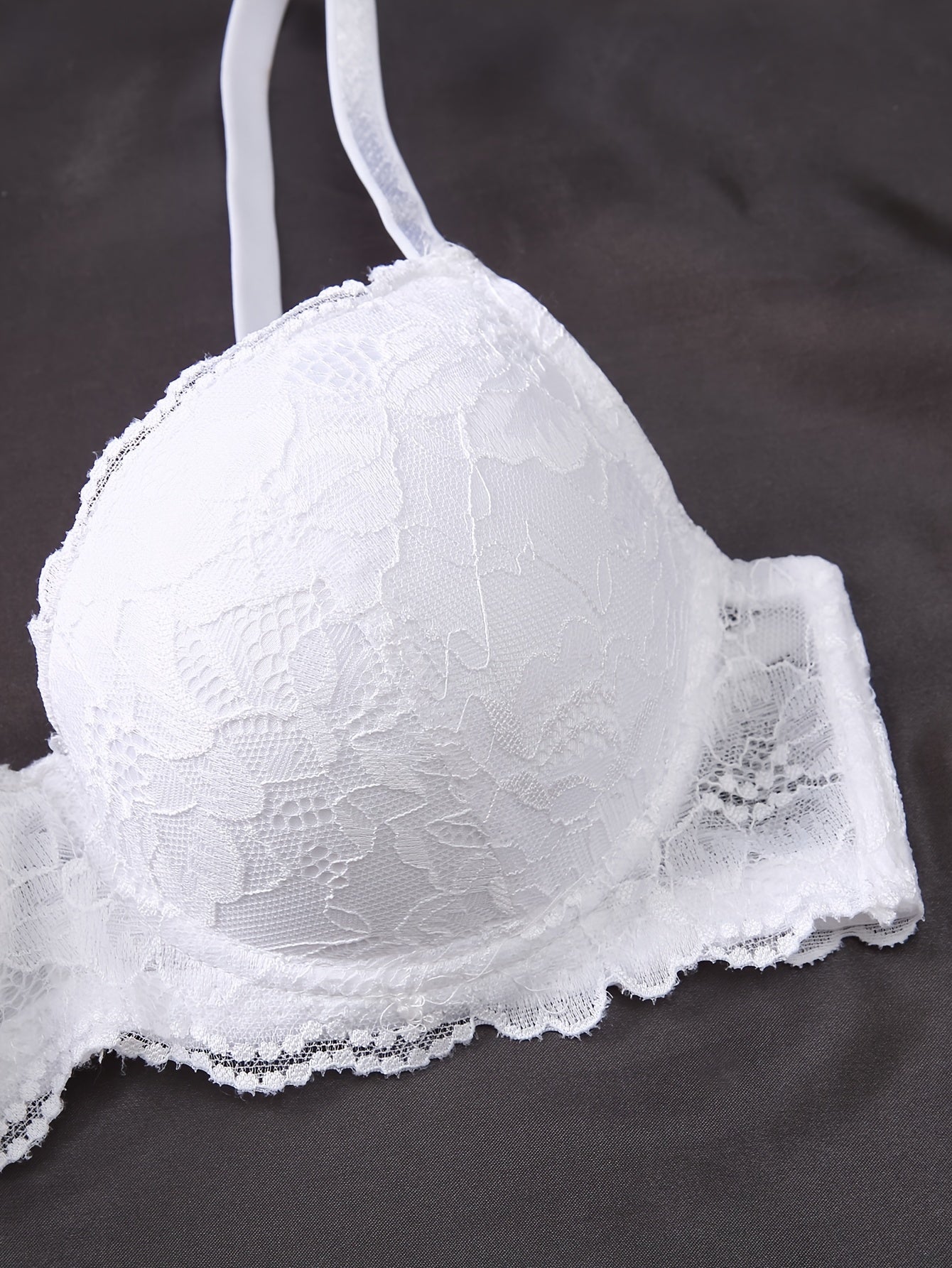 3pcs Lace Push Up Bras Comfy & Breathable Women's Lingerie