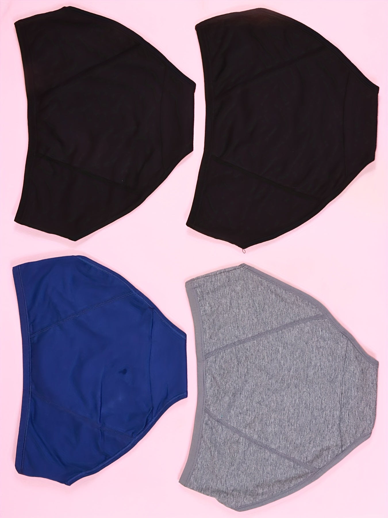 4pcs Girls Triangle Panties Leak-proof Period Panties
