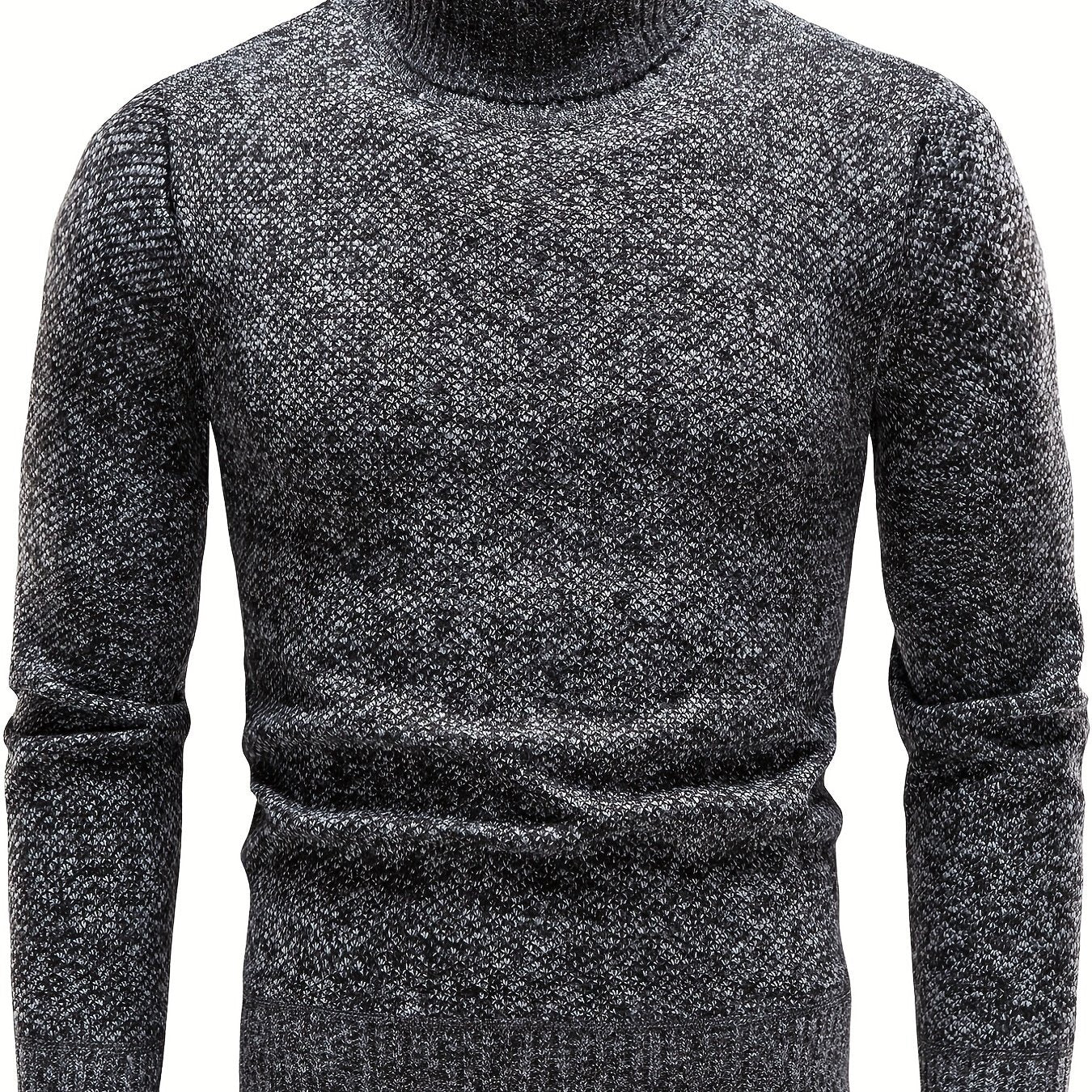 Men's Knitted Turtleneck Pullover Warm Top