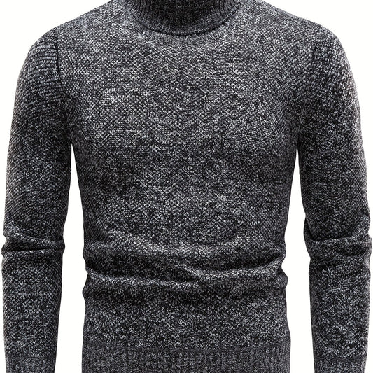 Men's Knitted Turtleneck Pullover Warm Top