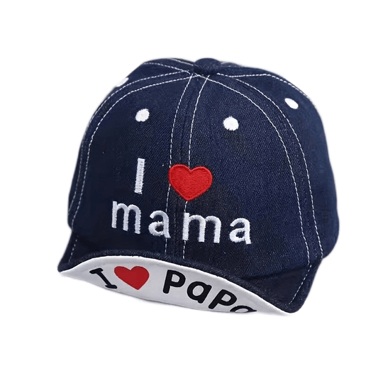 Cute Denim Baseball Cap for Babies Adjustable Straps