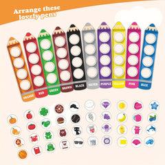 Magnetic Pencil Teaching Sets - 40 Round Magnets
