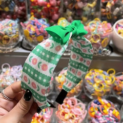 Colorful Anti slip Hair Hoop Children s Headband Flower Print