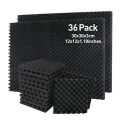 36pcs Flame Retardant Sound Absorbing Cotton for Acoustic Treatment