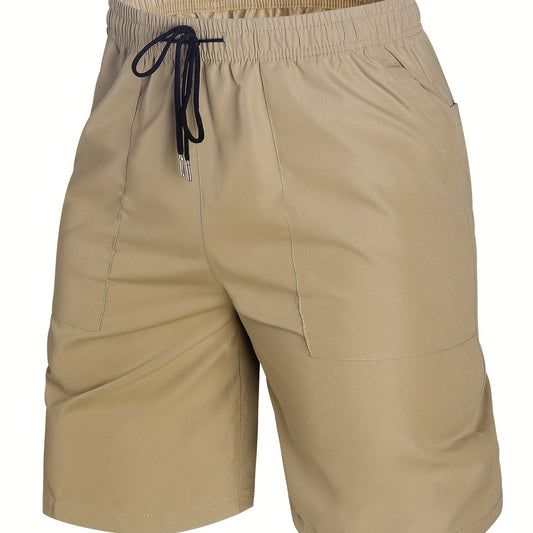 Men's Casual Cargo Shorts with Drawstring