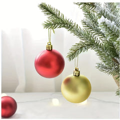 12 Pcs Bright Christmas Tree Balls - Home Room Decorations