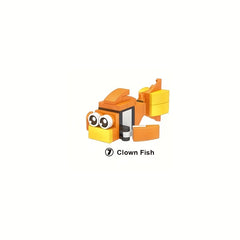 Ocean Explorer Mini Building Blocks Marine Animal Figures DIY Assembly Toy