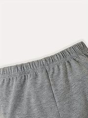 3pcs Solid Leggings Youth Tights Pants