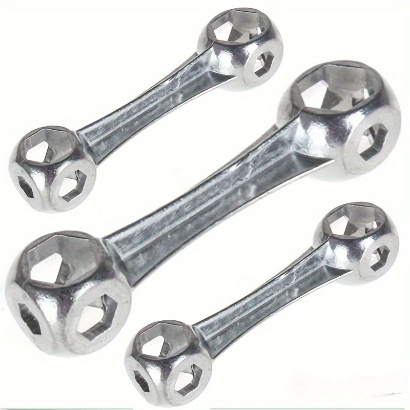 3pcs Bone Wrench Hexagon Sleeve Tool 10 In 1 Portable Repair Riding Hand Tool