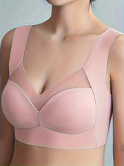 Comfy Mesh Wireless Push Up Intimates Bra