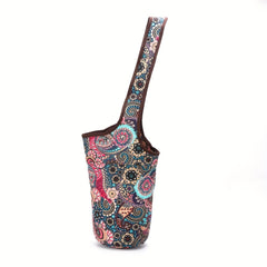 Multicolor Canvas Yoga Shoulder Bag Fitness Accessories Storage Bag