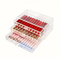 Acrylic Lipstick Storage Box Dustproof Cosmetic Rack