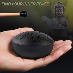 3" 6-Note Mini Steel Tongue Drum Handpan Drum
