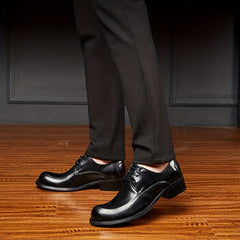 Men's Lace-up Smart Casual Dress Shoes Outdoor Rubber Sole