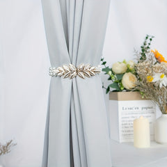 Faux Pearl Stretch Curtain Tieback for Home Decor