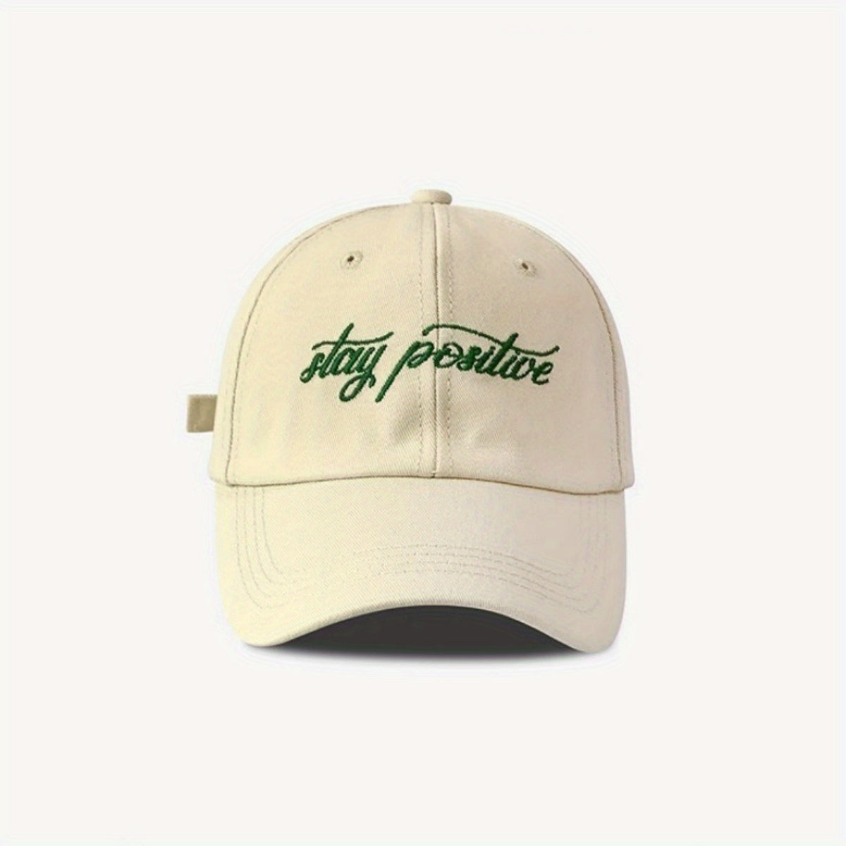 Retro English Embroidery Peaked Cap Soft Top Cargo BF Style Baseball Cap