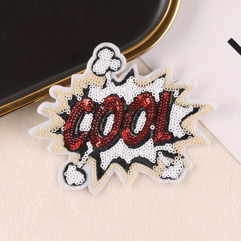 Girls Sequin DIY Patch Decorative Accessories for Clothes Backpack Hat