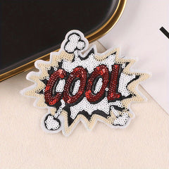Girls Sequin DIY Patch Decorative Accessories for Clothes Backpack Hat