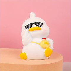 Duck Resin Ornaments Small Yellow Duck Creative Car Christmas Home Decor
