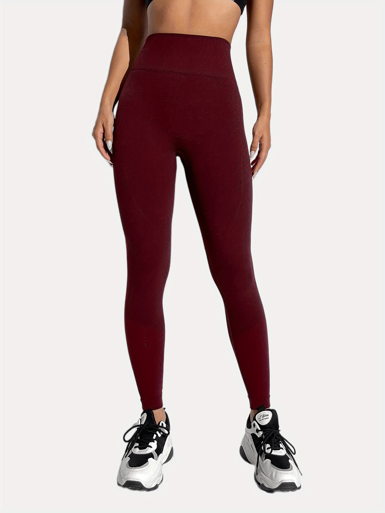 High Waist Yoga Pants Slim Fit Stretch Butt Lifting Workout Pants
