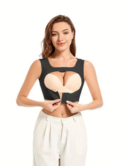 Front Buckle Shaping Tank Tops Push Up Lifting Slimmer Open Bust Top