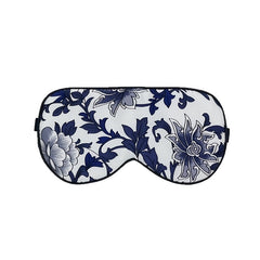 Plant Flower Pattern Eye Mask Blackout Blindfold Breathable Sleep Eye Mask