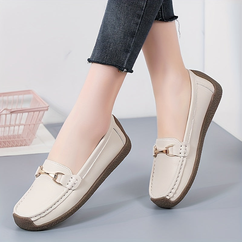 Women's Comfy Loafers Soft Sole Shoes Casual Slip On Walking Flats