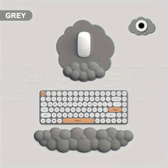 Ergonomic Memory Foam Wrist Rest Set - Mouse Pad, Wrist Support Pad, Coaster