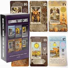 Tarot Card Game Board Game English Playing Cards QR Instructions