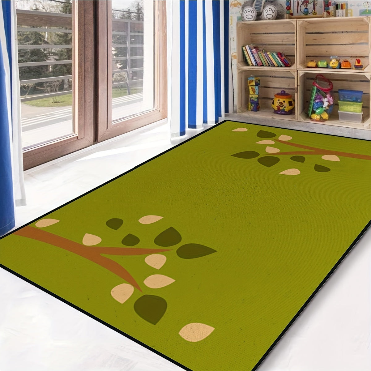 Kids Classroom Rug Anti-slip TPR Children's Area Mat