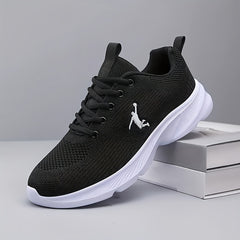 Men's Graphic Print Lace-up Sneakers Athletic Shoes