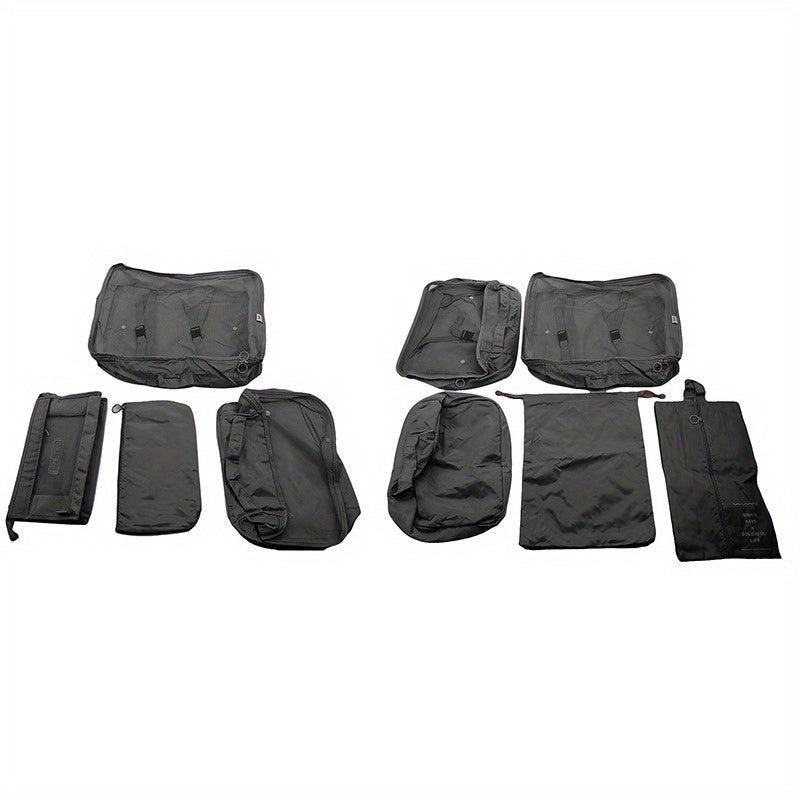8 Pcs Solid Travel Luggage Bags Multifunctional Storage Bag Sets