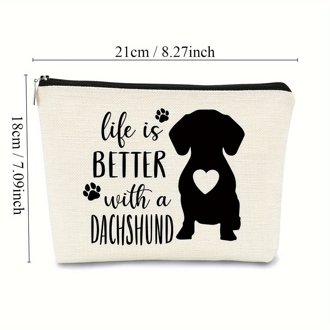 Dog Lover Makeup Bag Travel Wash Bag Storage Bag