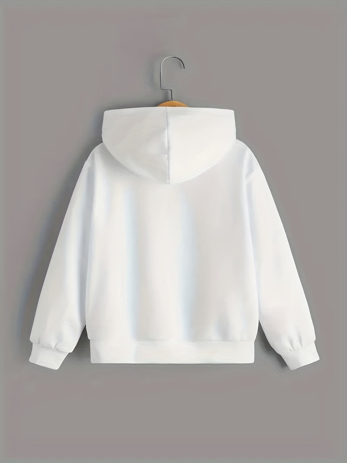 Heart & Butterfly Print Casual Sweatshirt Top Hoodie for Youth Girls