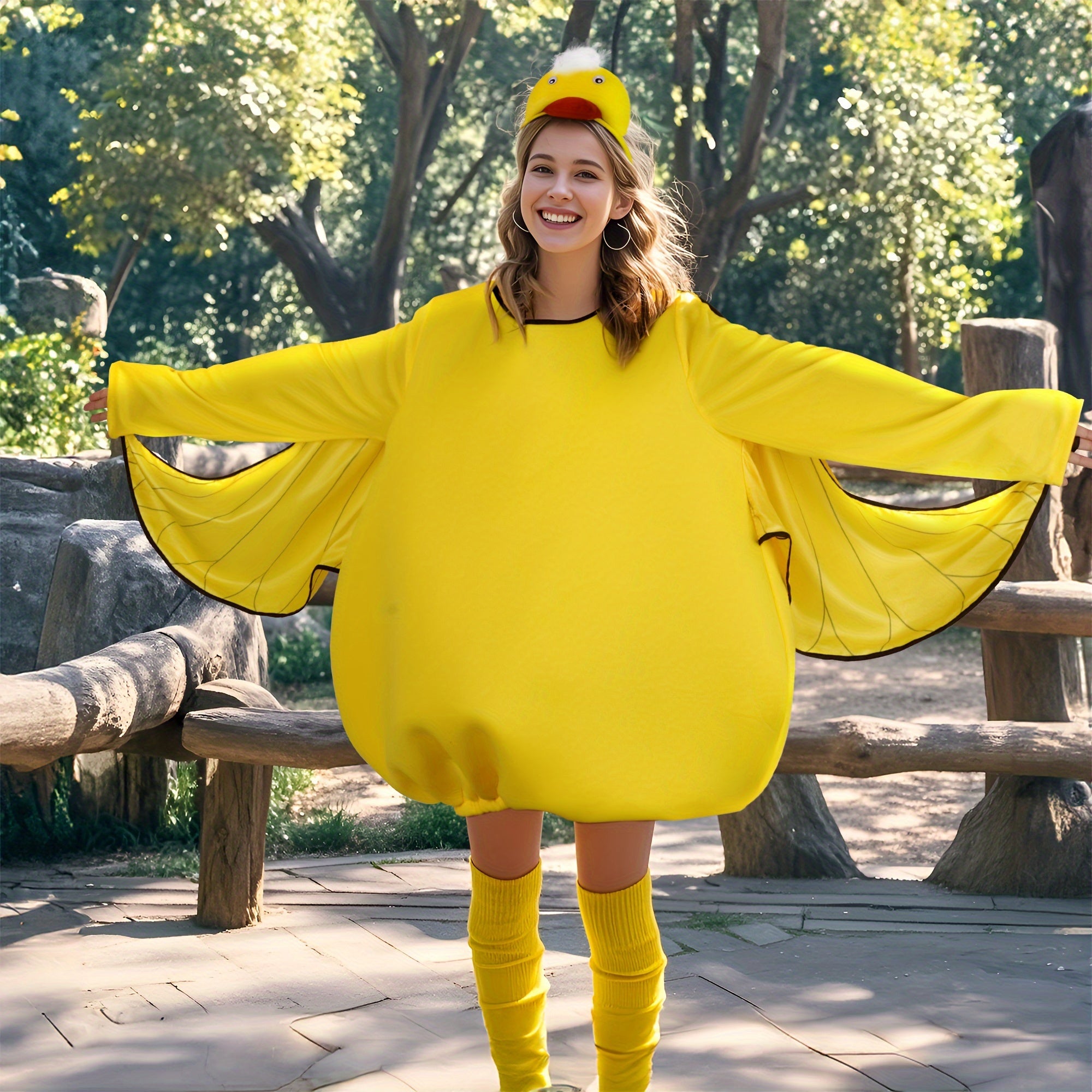 Adult Yellow Duck Costume Set for Party