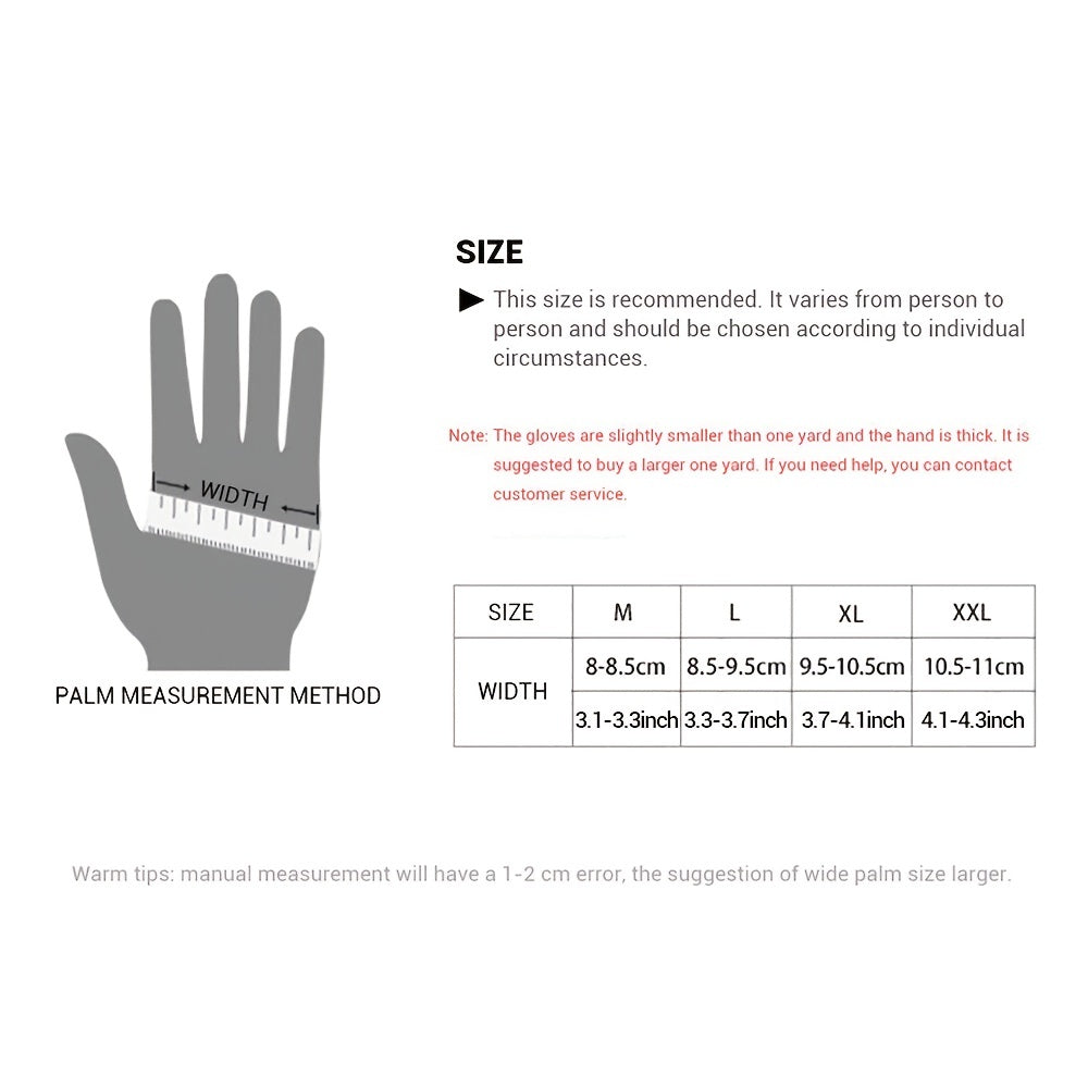 Breathable All Finger Protection Touch Screen Motorcycle Gloves