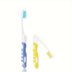 2pcs Folding Toothbrush Portable Soft Travel Toothbrush Camping & Hiking