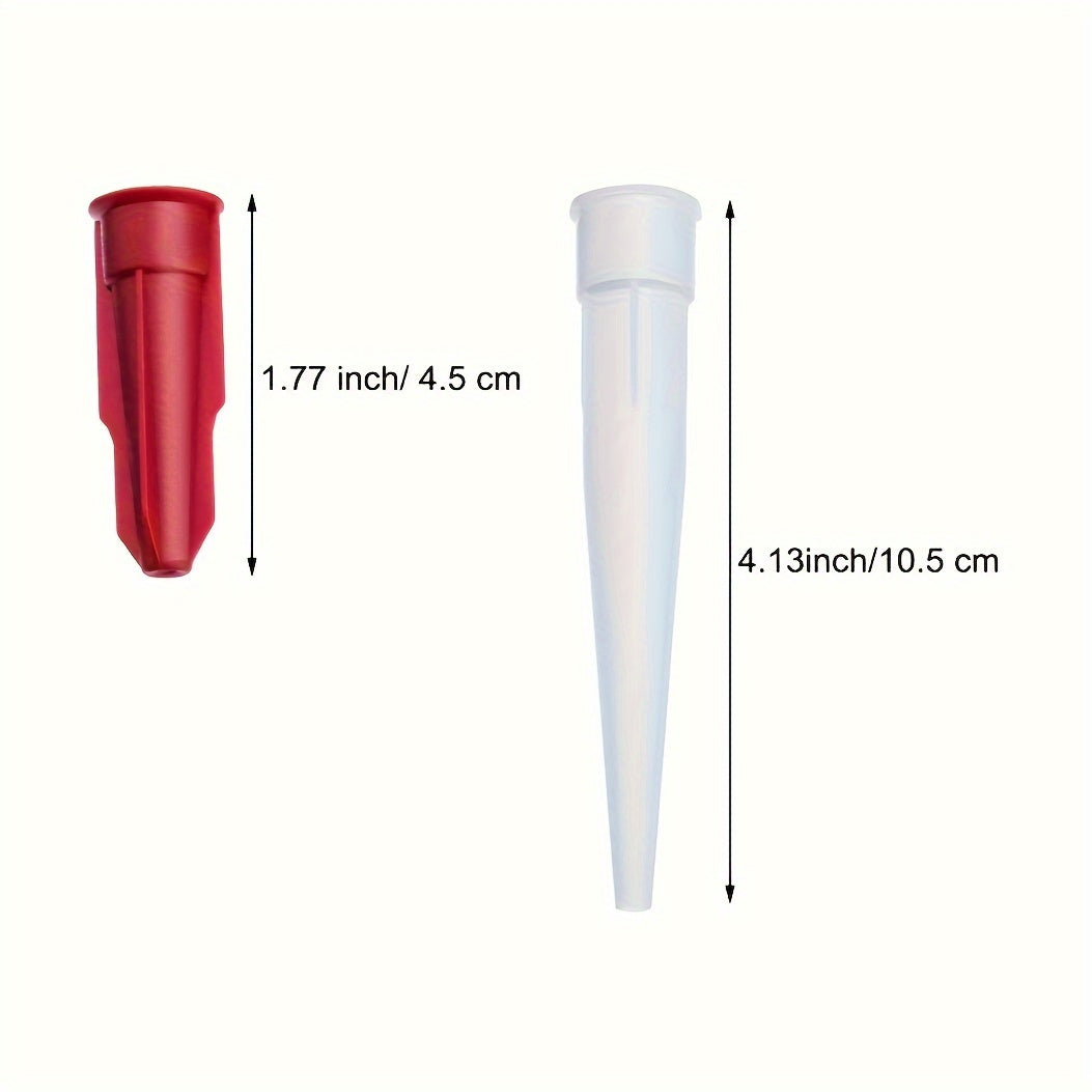 12pcs Silicone Nozzle Glass Gap Extension Nozzle Applicator Replacement Tool