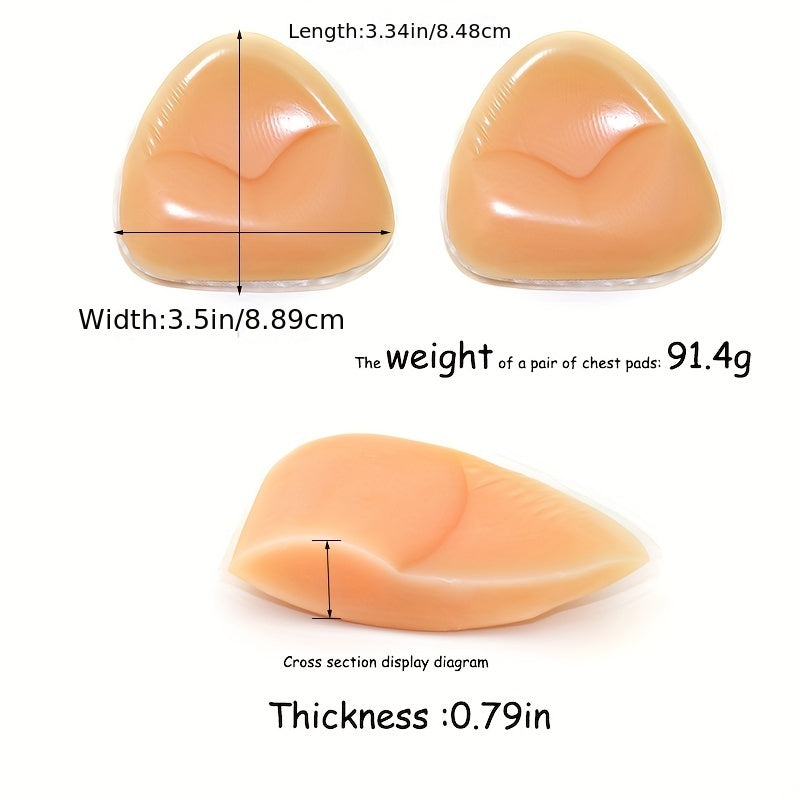 Silicone Bra Insert Pads Anti-convex Chest Enhancer Women's Lingerie