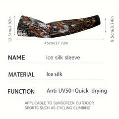 Summer Sunscreen Arm Sleeves UV Protection for Outdoor Sports